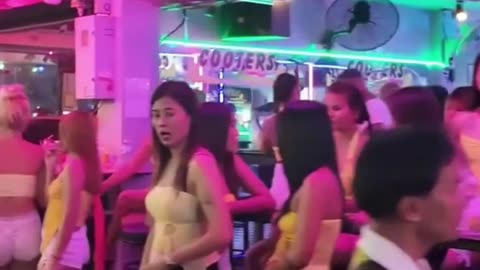 Thai nightlife with pretty girls and freelancers. #95