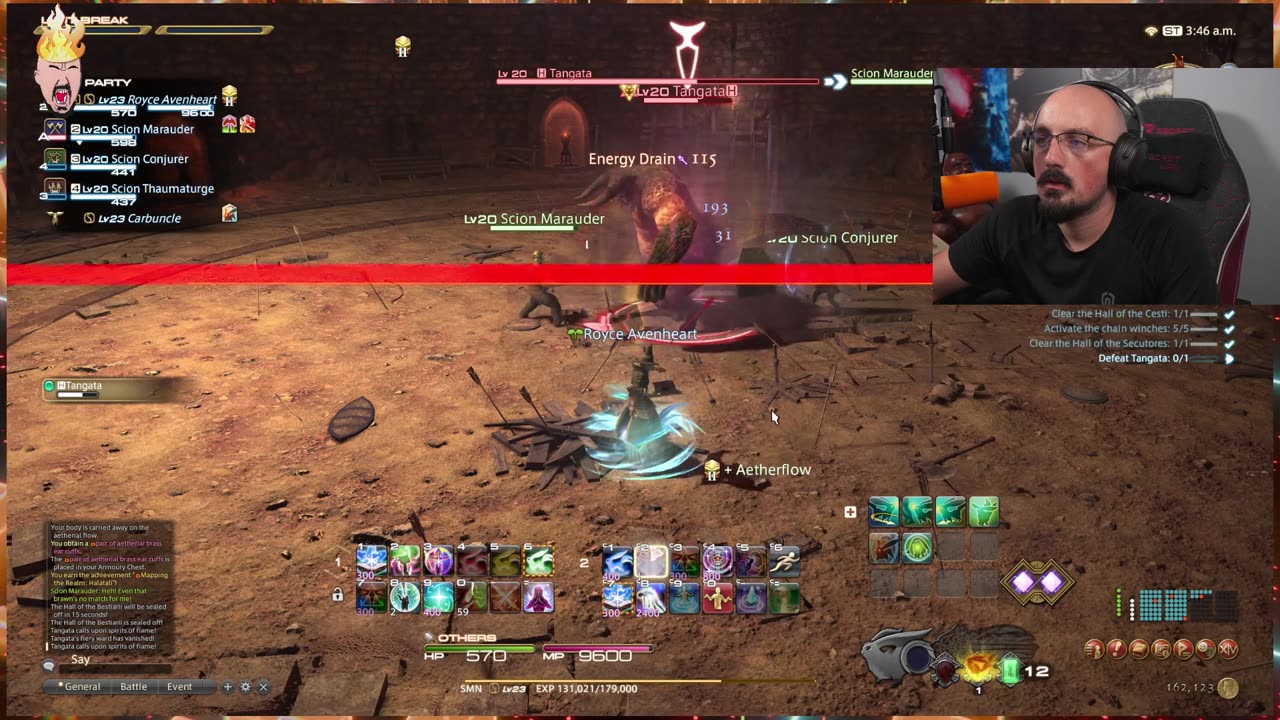 Doing Some Basket Weaving - haha jk, it's Final Fantasy again