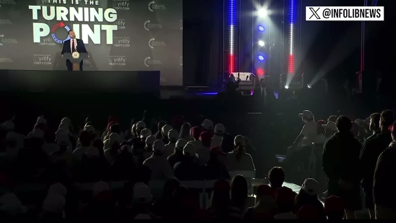 Student to JD Vance at TPUSA event: Americans NEED to stop being so gullible and cheering for their own demise. He’s blowing smoke up your ass!