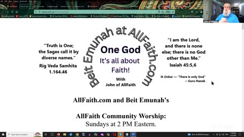 AllFaith Spiritual Gathering with John of AllFaith and Friends: Shavuot