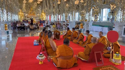 วันที่ ๕ กรกฎาคม ๒๕๖๘ พิธีบรรพชาอุปสมบท นาคอติคุณ ทองทา