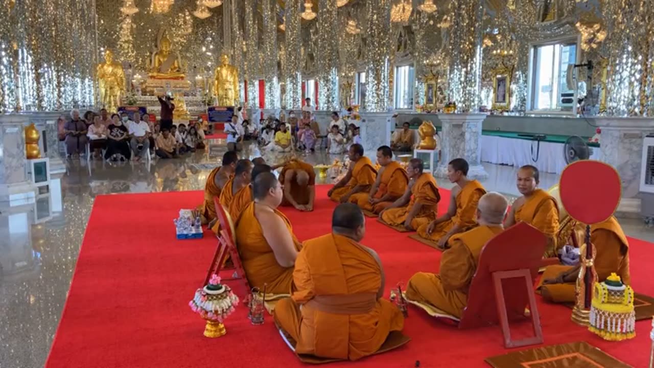 วันที่ ๕ กรกฎาคม ๒๕๖๘ พิธีบรรพชาอุปสมบท นาคอติคุณ ทองทา