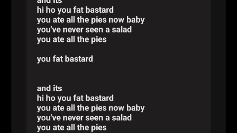 Fat Bastard Song