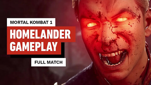 Mortal Kombat 1 - Full Homelander Match Gameplay _ Kombat Kast