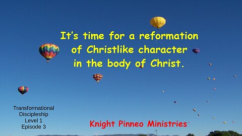 It's Time for a Reformation of Christlike Character in the Body of Christ