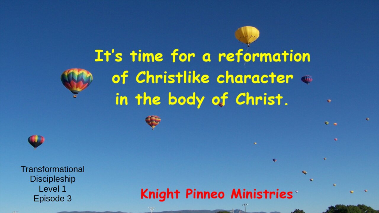 It's Time for a Reformation of Christlike Character in the Body of Christ