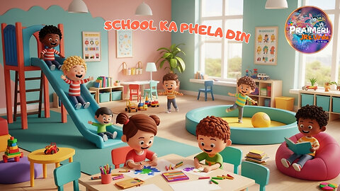 School Ka Phela Din | NEW Kids Fun Educational Nursery Rhyme Out Now