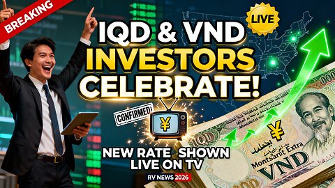 🎉 IQD & VND Investors Celebrate — New Rate Shown LIVE on TV 💯🔥 💥 Iraqi Dinar News 2026