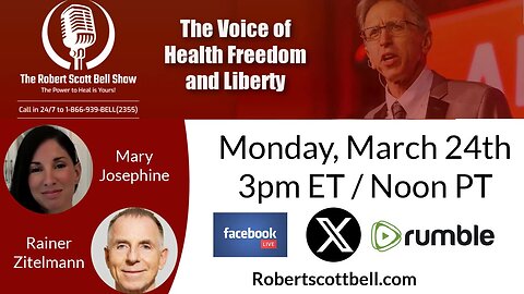 RFK Geoengineering ban, Mary Josephine, Rocco’s Pasticceria Caffe, James Lyons-Weiler, Autism Deception, Dye Ban - The RSB Show 3-24-25