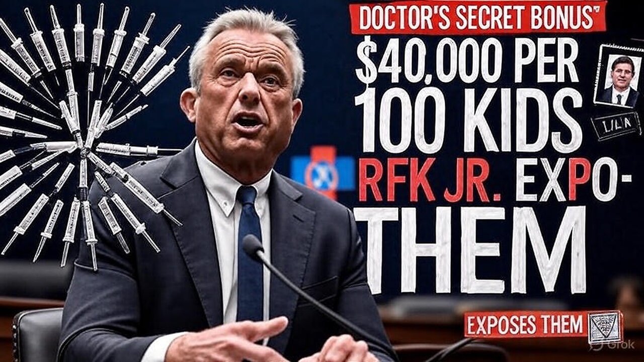 DOCTORS GET $40K BONUSES For FULL VAXX Rates? RFK Jr. DESTROYS Senate On Vaccine Lies