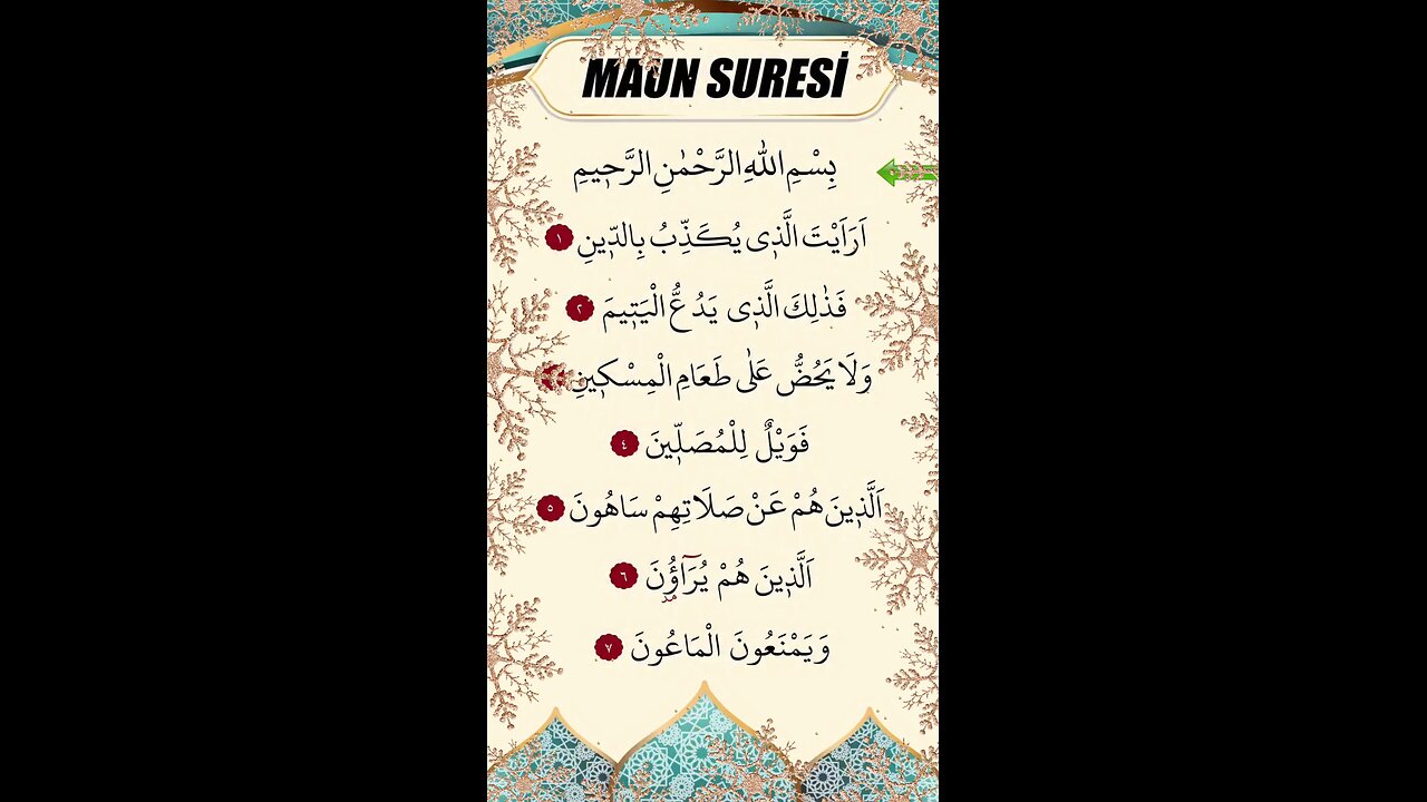 Maun suresi