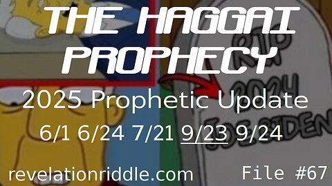 The Haggai Prophecy and 2025 - Important Update | END TIMES | JUDGMENT | BABYLON