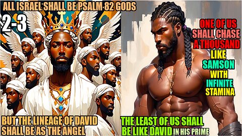 House Of David Shall Be As The Angel Of The LORD, 1 Man Of Israel Shall Chase A 1000 Like Samson 2-3