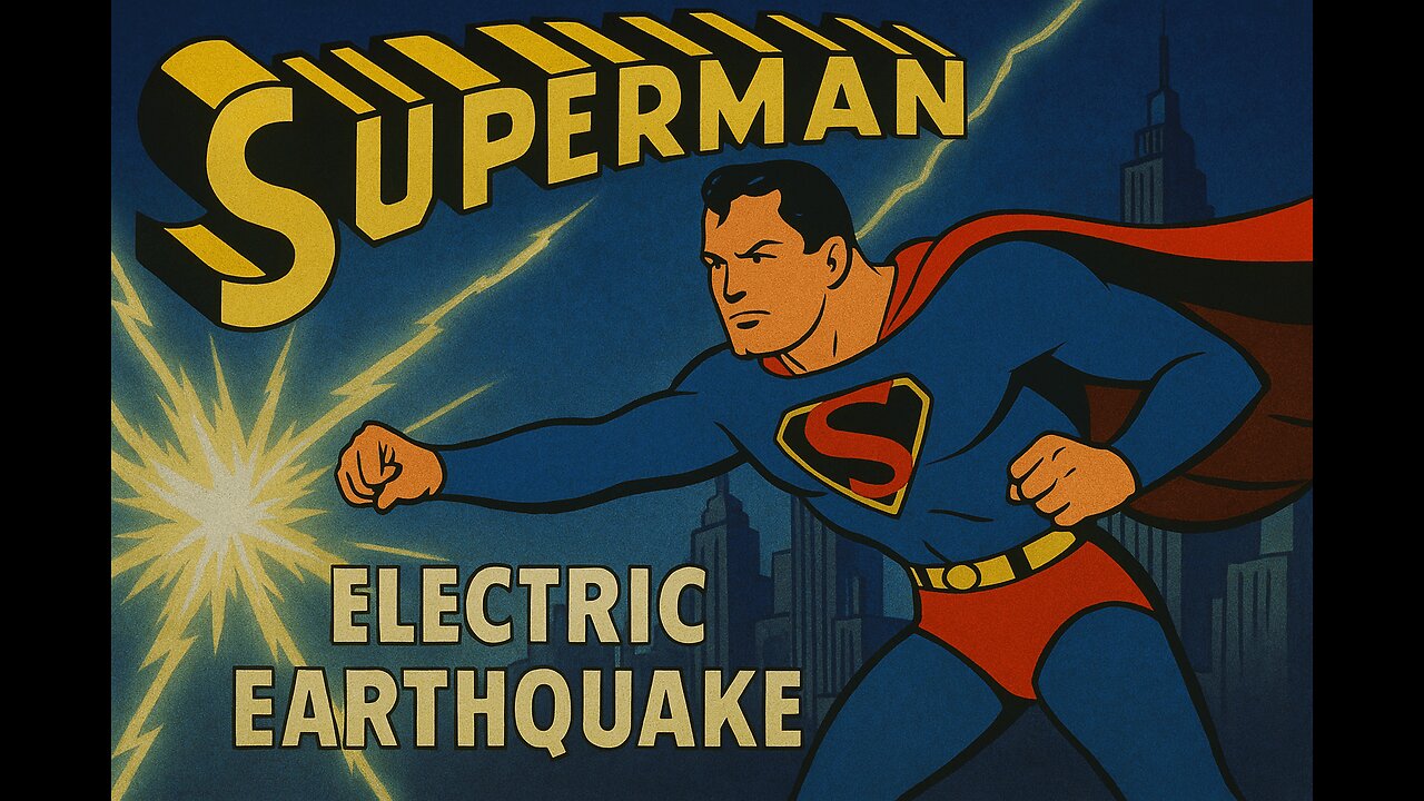 Superman: Electric Earthquake (1942) | Fleischer Studios | Public Domain Cartoon Classic