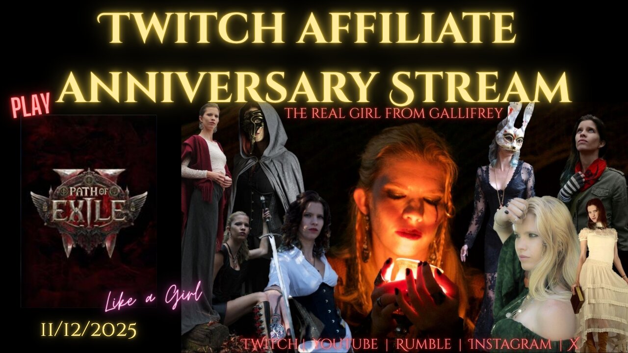 Fred Plays Path of Exile 2 | Twitch Affiliate Anniversary, Stream Replay 11/12/25