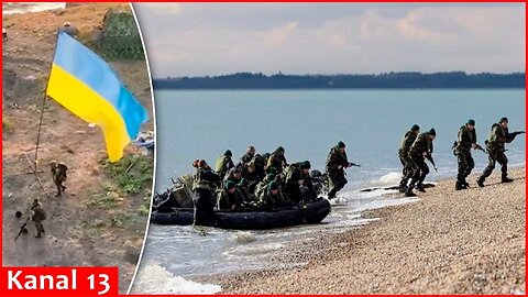 Launching operation in Black Sea, Ukrainian intelligence eliminates invaders, raises Ukrainian flag