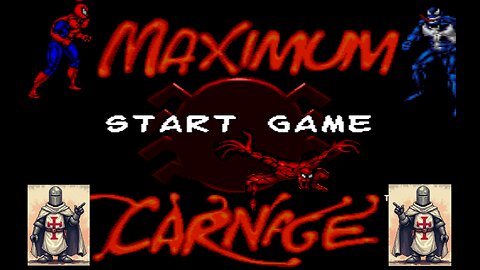 SPIDER MAN & VENOM - MAXIMUM CARNAGE - SNES - Skwatter's Beat 'em and Cheat 'em!!