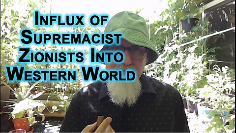 Major Problem for Western Societies Is the Influx of Supremacist Zionists That Are Fleeing Israel