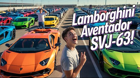 Lamborghini Aventador S V J - 63 🏁🖤