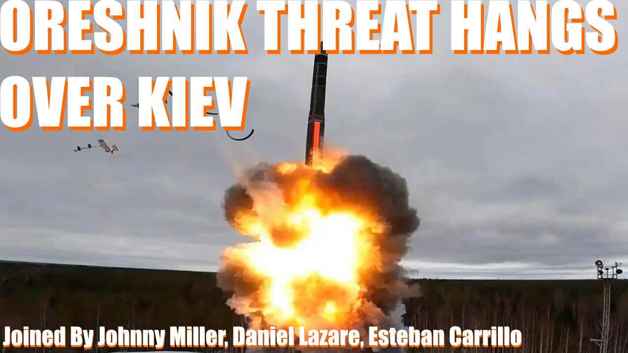 150| Oreshnik Threat On Kiev. VE Truce. Massive Ukraine Drone Missile Swarm. US Plan To Occupy Gaza