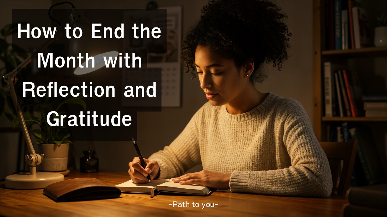 How to End the Month with Reflection and Gratitude | Path to You