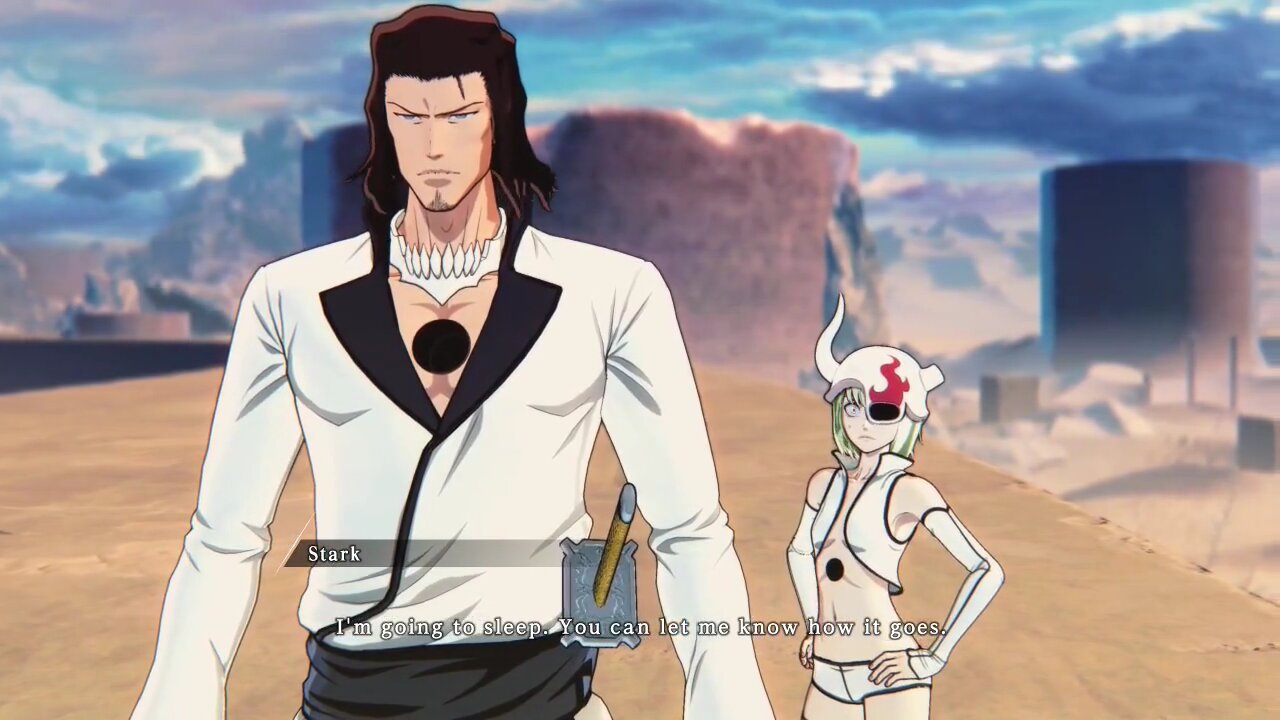 stark/lilinette all dialogue/cutscenes/secret story BLEACH Rebirth of Souls