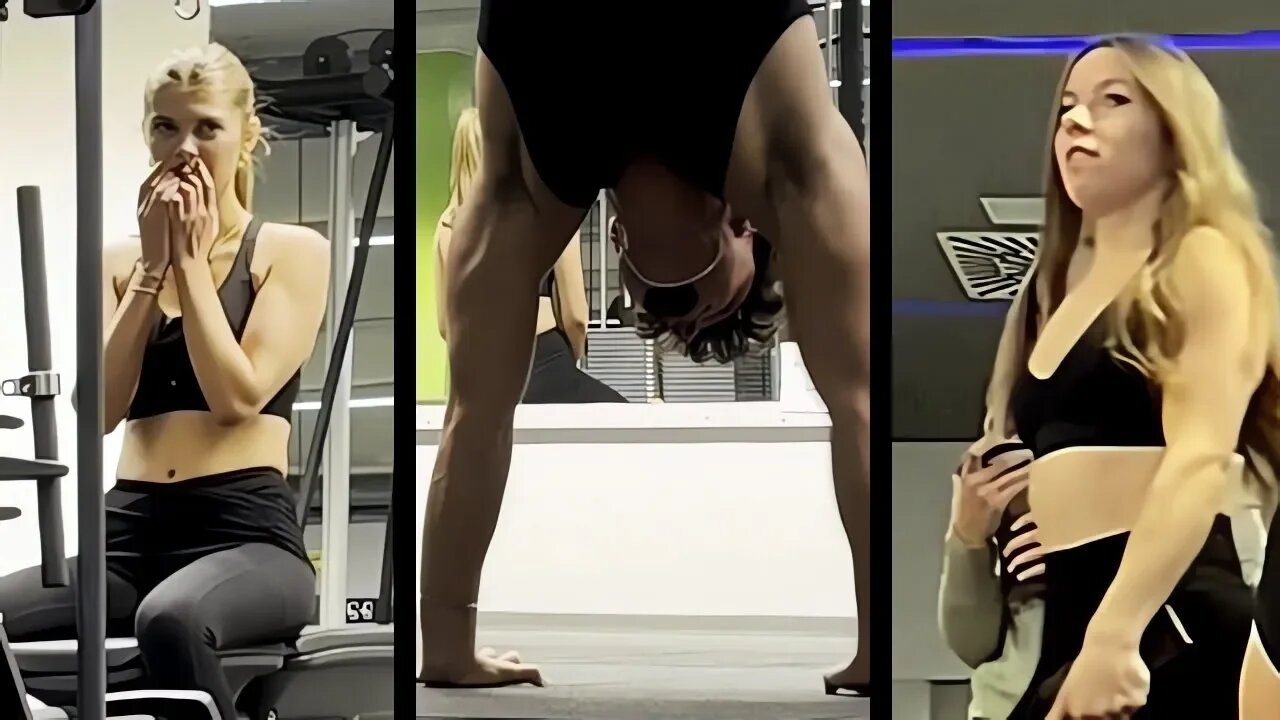 đŸ”¥Scaring People in The Gym With Calisthenics #114