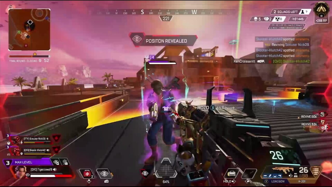 I should have not rezzed him and just gone for the Elimination