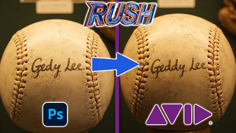 Keep your eyes on Geddy Lee's signature baseball. I changed this moving video myself. Not AI. #rush