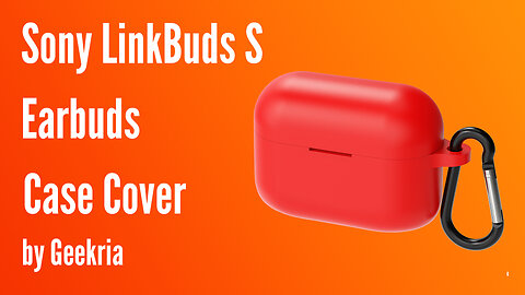 Sony LinkBuds S Ecarbuds Case Cover | Geekria