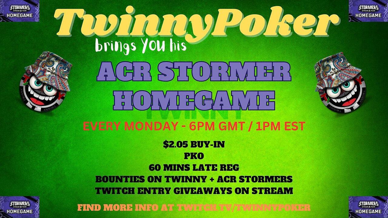 💰Homegame Day - 5pm GMT/1pm ET💰