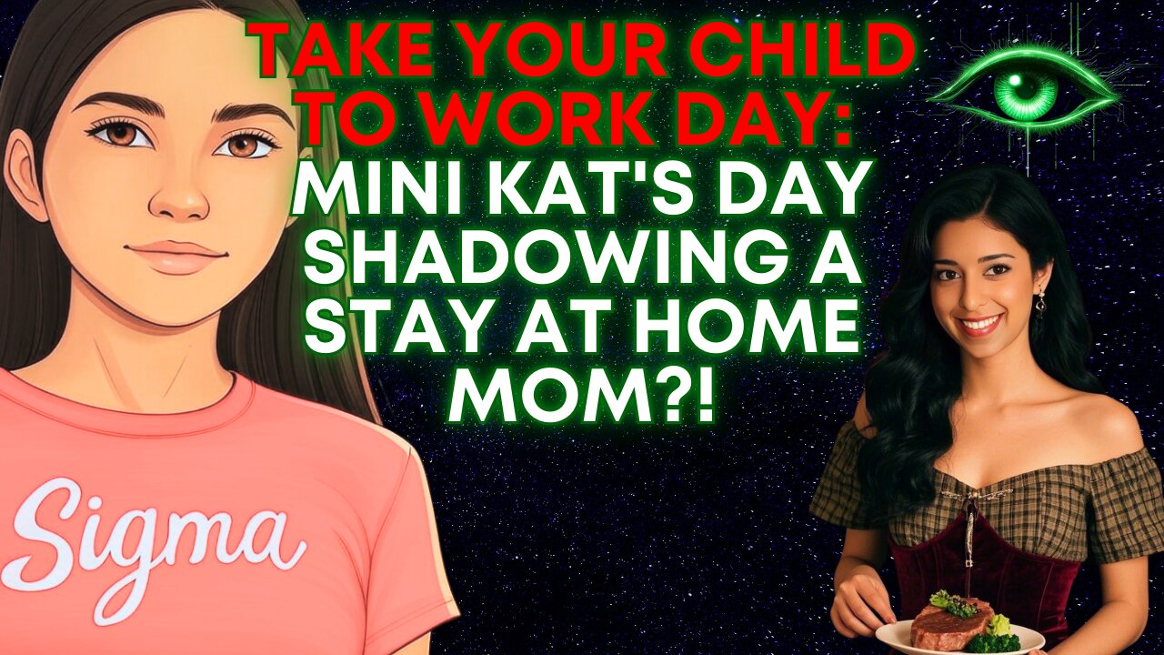 Take Your Child To Work Day: Mini Kat's Day Shadowing a Stay At Home Mom