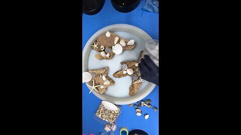 Ocean Table in the Making – From Pour to Polish! 🌊✨