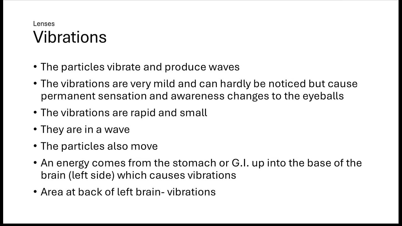 Ai Assimilation- Vibrations and Colours in the Eyeballs