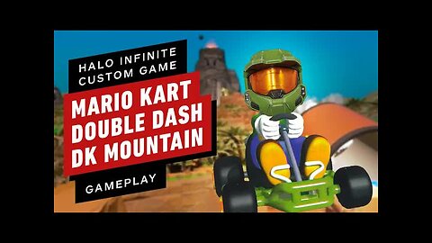 Halo Infinite Custom Game Mario Kart Double Dash DK Mountain Gameplay