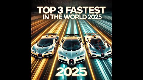 Top 3 Fastest Cars in the World 2025