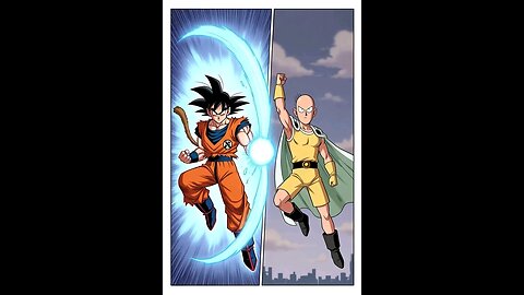 resultados de grok goku vs saitama