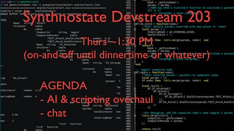 Synthnostate Devstream 203 part 2