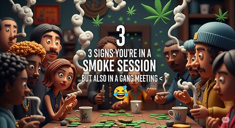 3 SIGNS YOU’RE IN A SMOKE SESSION BUT ALSO IN A GANG MEETING 😂