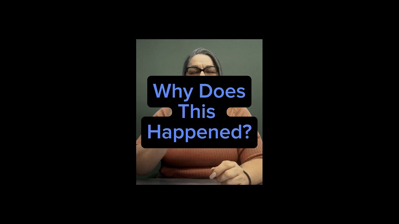 Why Does This Happened? 🥺