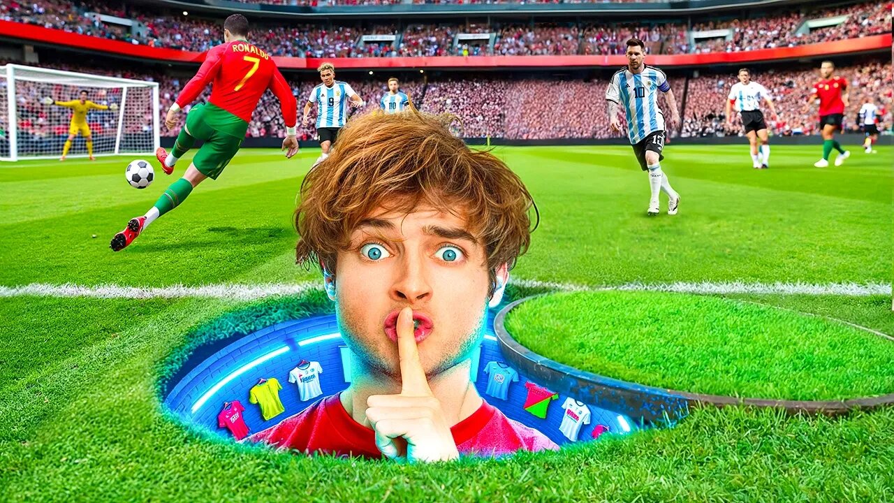 I Built 7 SECRET Rooms For Ronaldo!