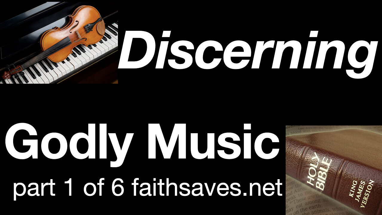 Discerning Godly Music, Part 1 Contemporary Christian Music's Transforming Power, Pastor James West