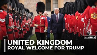 Trump’s second state visit to the UK filled with royal pomp, protests