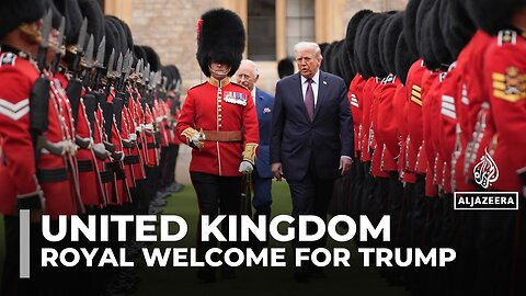 Trump’s second state visit to the UK filled with royal pomp, protests
