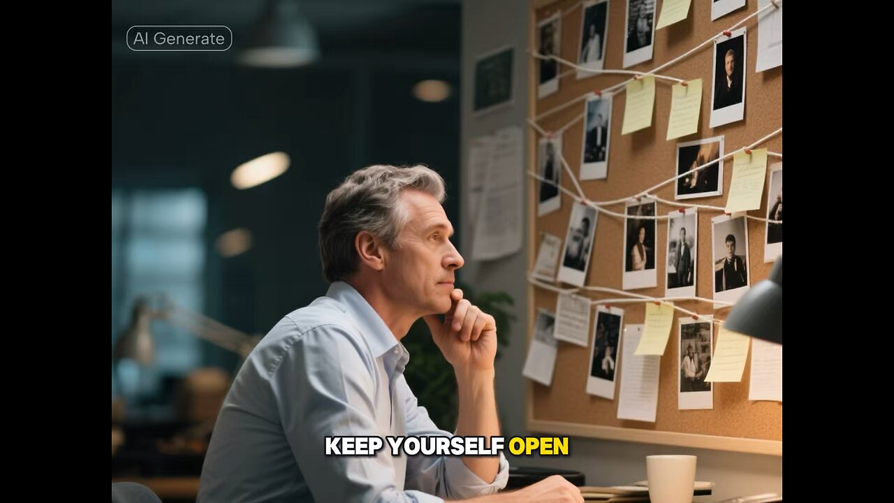 Keep yourself open