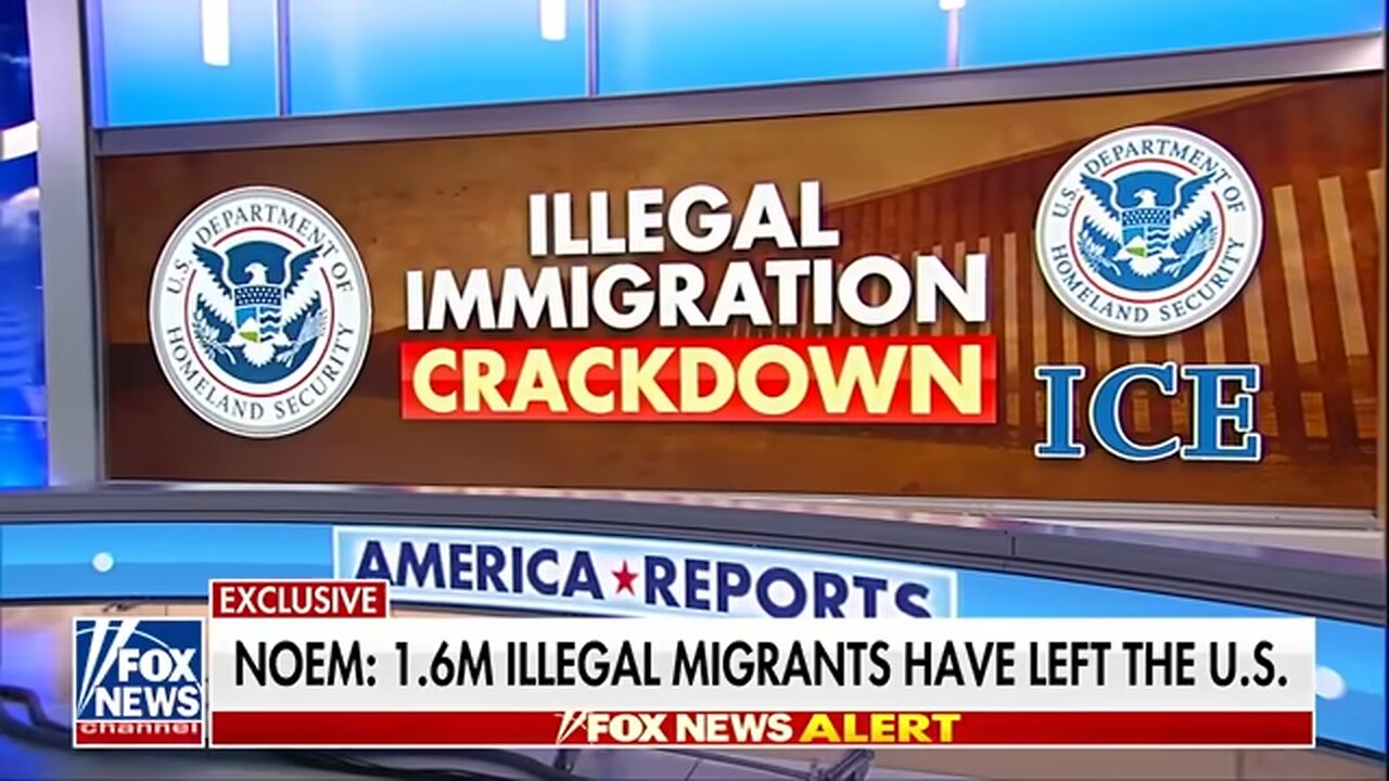 NEW: Trump’s immigration policy revealed in astounding new numbers, reports Noem