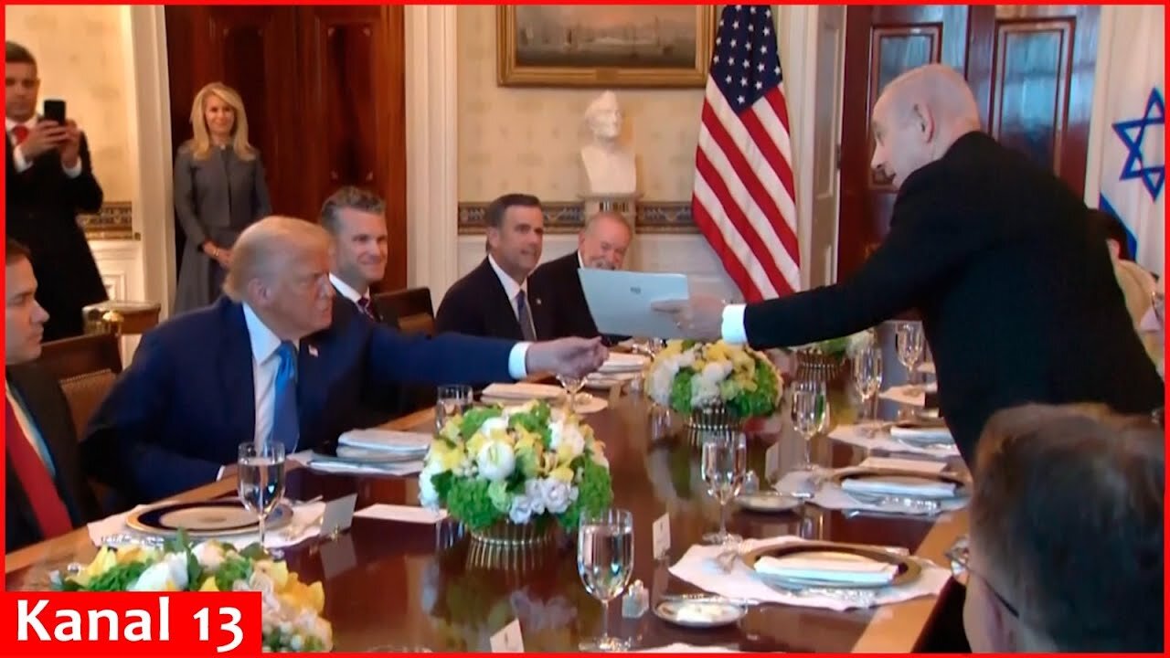 Netanyahu nominates Trump for Nobel Peace Prize, gives him a copy of nominating letter