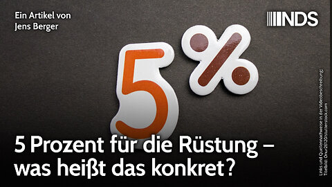 5 Prozent für die Rüstung – was heißt das konkret? | Jens Berger | NDS-Podcast