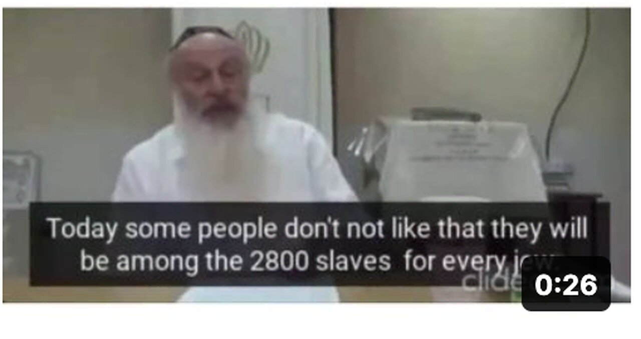 You'll be grateful to become one of their 2800 slaves, because the alternative is death