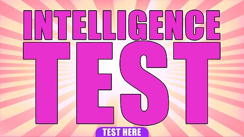 Fresh Intelligence Test
